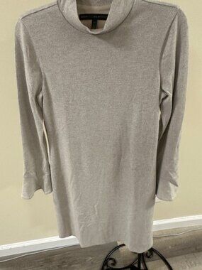 mock turtleneck dress